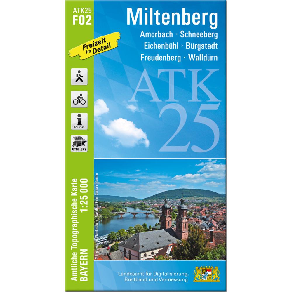 ATK25-F02 Miltenberg (Amtl.Top.Kte), Landkarte