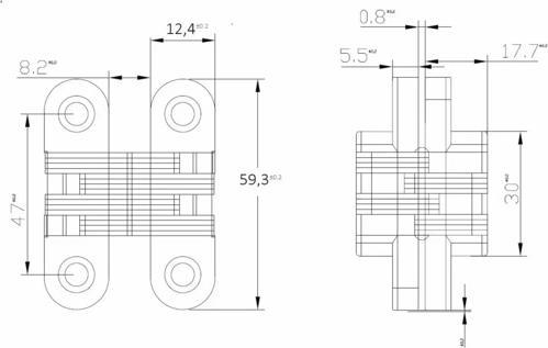 Productafbeelding OK-Line Möbelscharniere