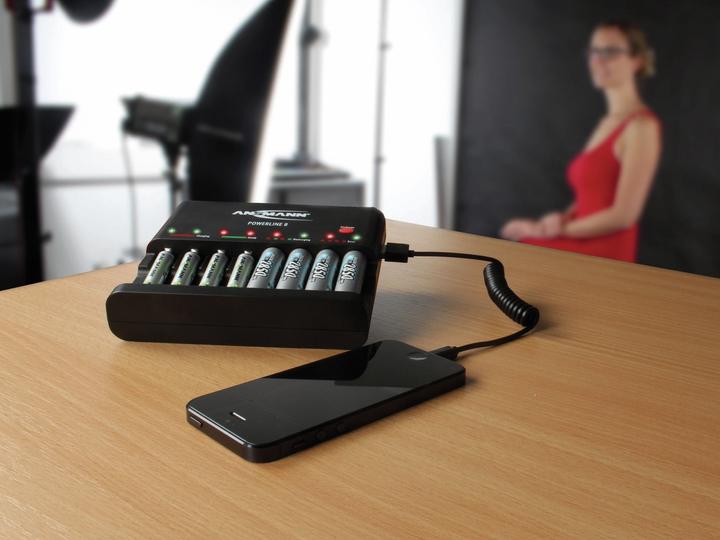 Image du produit Ansmann Ligne électrique 8 (1 pcs, AAA, AA, Chargeurs sans batterie)