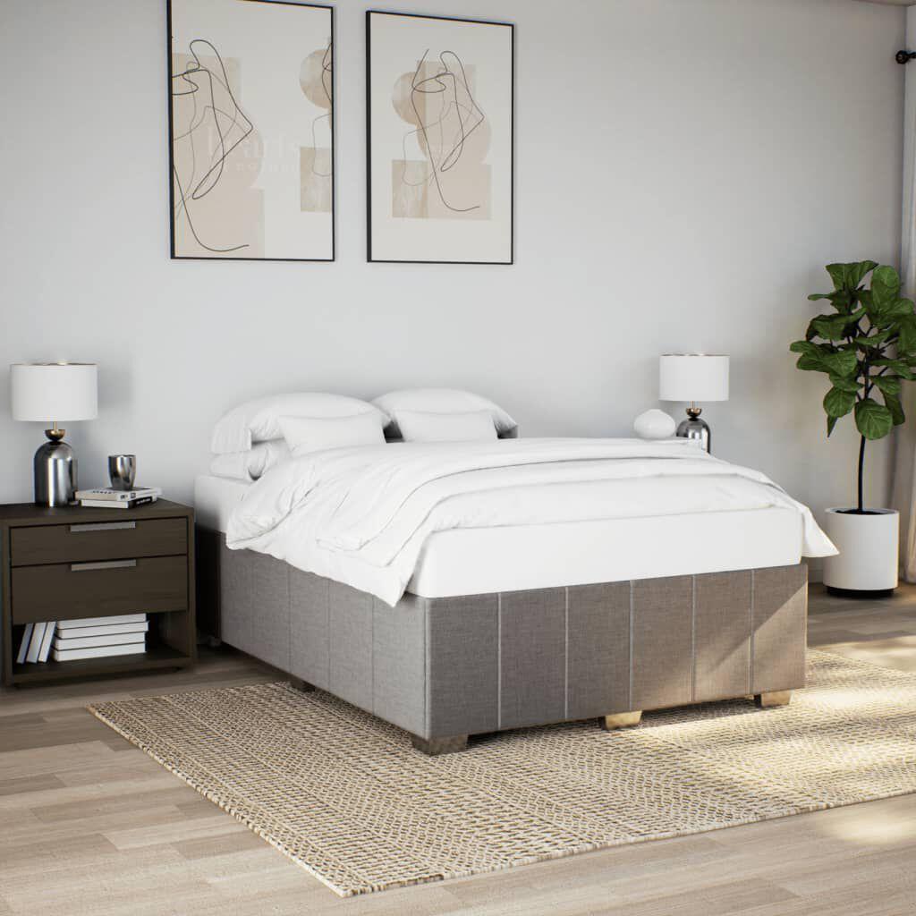 Thumbnail - VidaXL, Bett, Bettgestell ohne Matratze Stoff (140 x 200 cm)