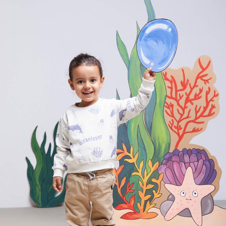 Produktbild GOT BAG Kids Sweater Ocean Lover White (110, 116)