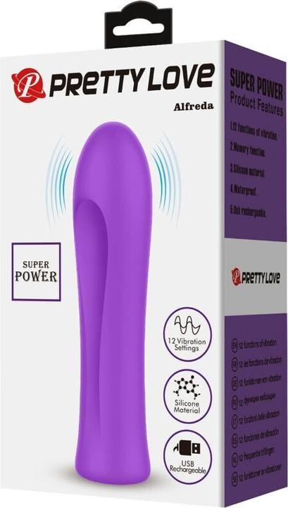 Produktbild Pretty Love Alfreda Super Power Vibrator Aqua Lila