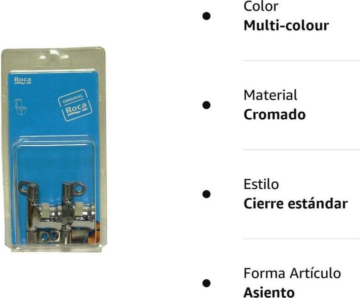 Actual product image ROCA Dama Senso Toilet Seat Hinges Quick Fit (AI0002100R)