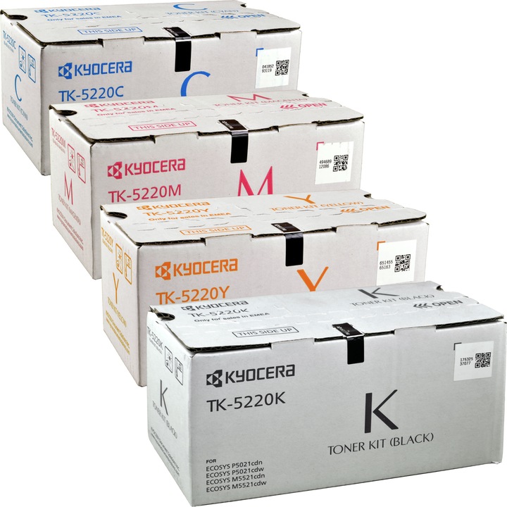 Produktbild Kyocera 4 Toner TK-5220 Multipack K C M Y 4-farbig (M, C, BK, Y)