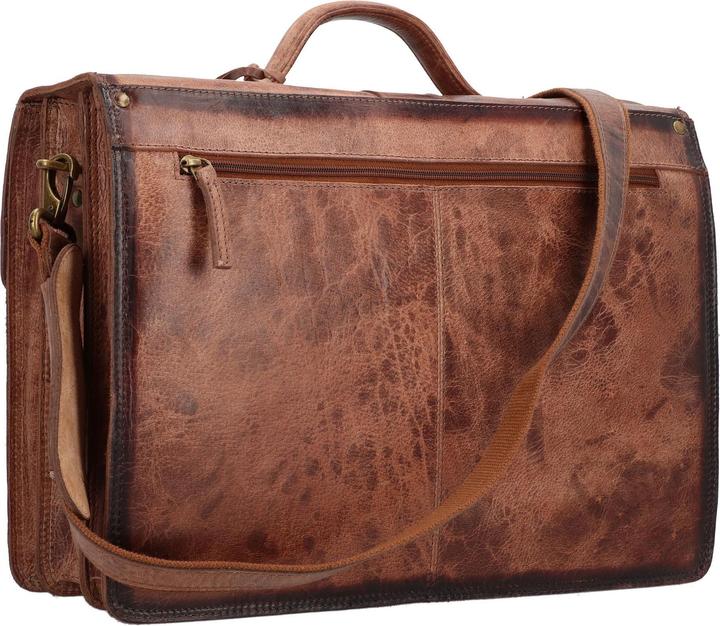 Actual product image Greenland Nature Mascu & Line briefcase leather 40 cm