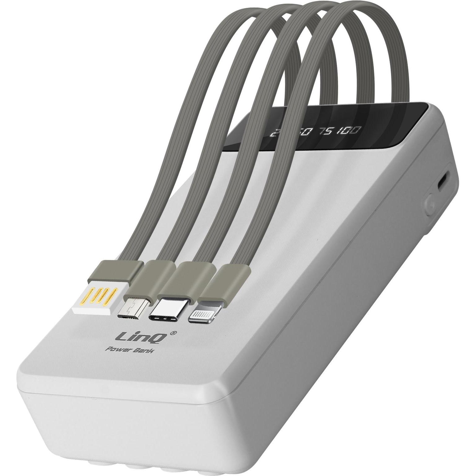 LinQ TT13899 (25800 mAh), Powerbank, Weiss