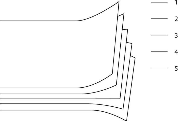 Image du produit Ecobra Twin-Cutting Mat, tapis de découpe et d'écriture vert/noir (45 x 30 cm)