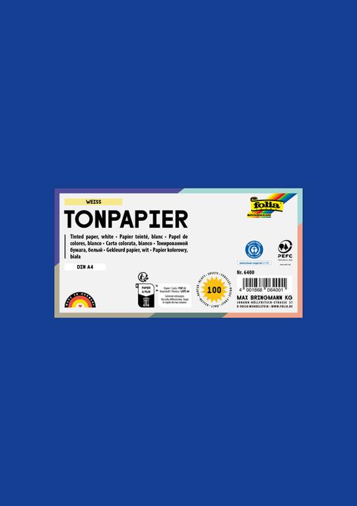 Image du produit Folia Papier d'argile (130 g/m², 100 x)