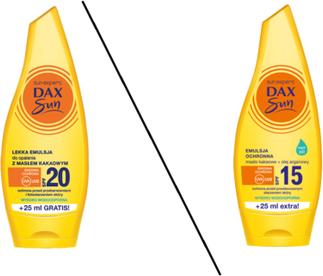 DAX Sun Spf15 Protective Emulsion Cocoa Butter & Argan Oil 175Ml (Suntan cream, SPF 15, 175 ml)