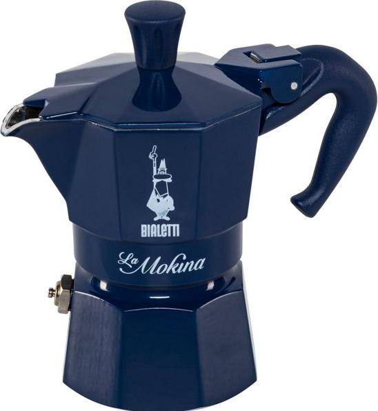 Actual product image Bialetti La Mokina blau Joyful Memories
