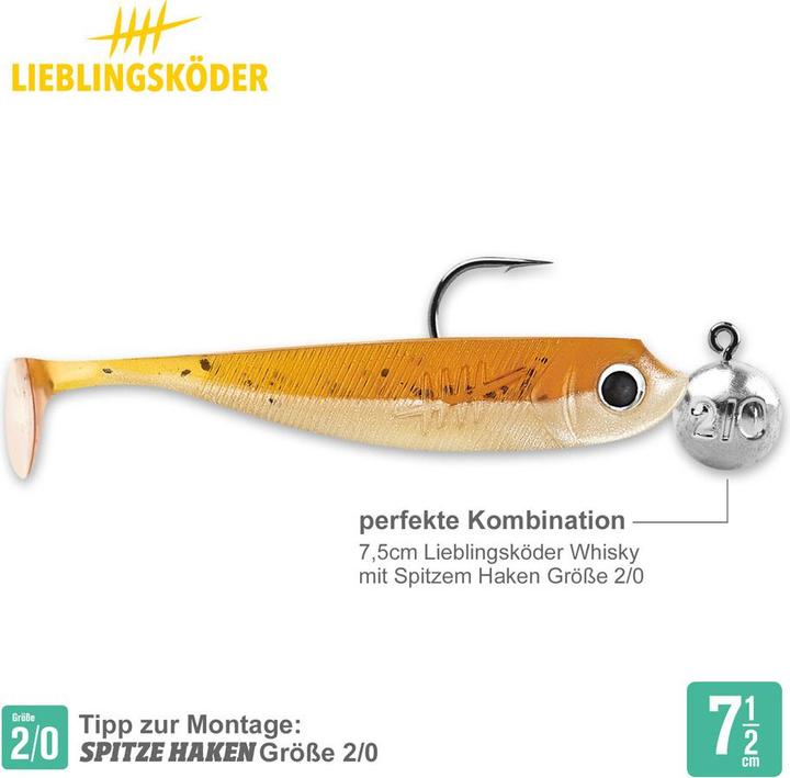 Immagine prodotto Lieblingsköder Whisky (acqua chiara, nuvole) (15 cm)