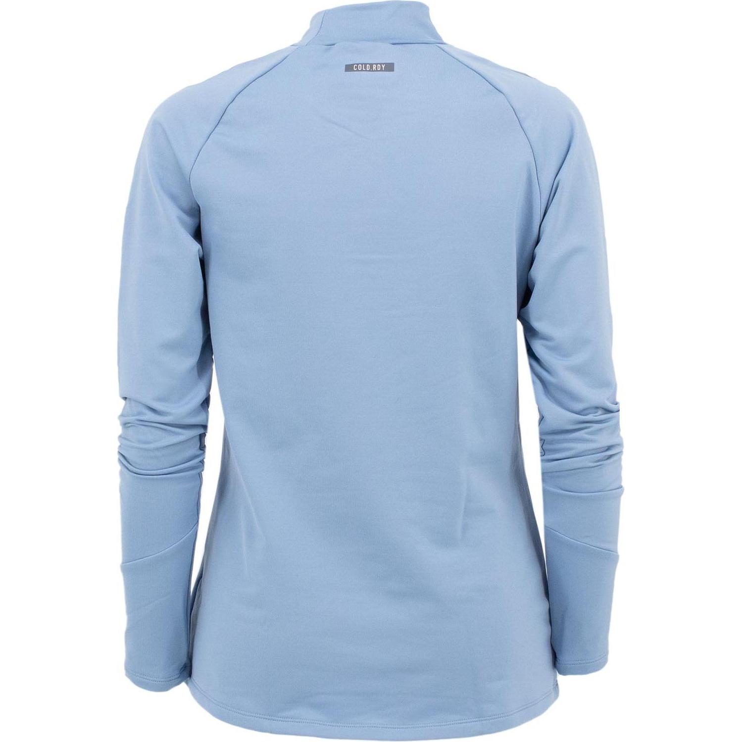 Thumbnail - adidas, Damen, Sportshirt, Golf Cold Ready Rollkragen Rolli Mock Longsleeve (L), Blau, L