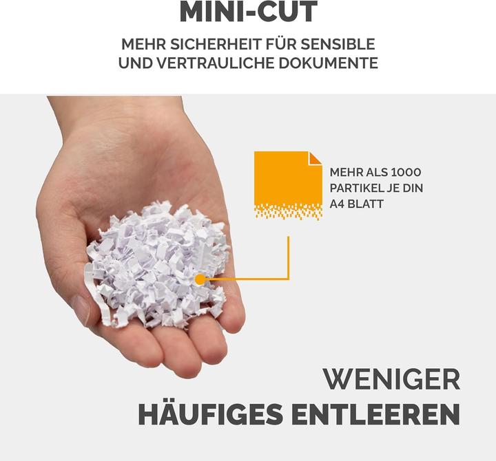 Produktbild Fellowes Powershred® 12Ms Mini-Partikelschnitt Aktenvernichter (Partikelschnitt)