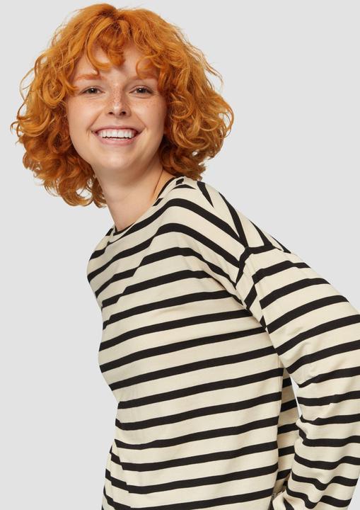 Produktbild S.Oliver T-Shirt Gestreiftes Longsleeve aus Jersey mit weitem Arm (M)