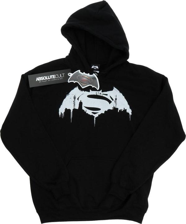 Produktbild Batman v Superman Beaten Logo Kapuzenpullover (L)
