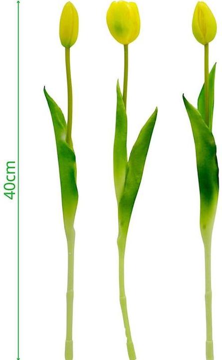 Produktbild Saska Garden Bukiet 5 Tulipanów żółtych 39cm Jak żywych Dekoracja Wiosenna