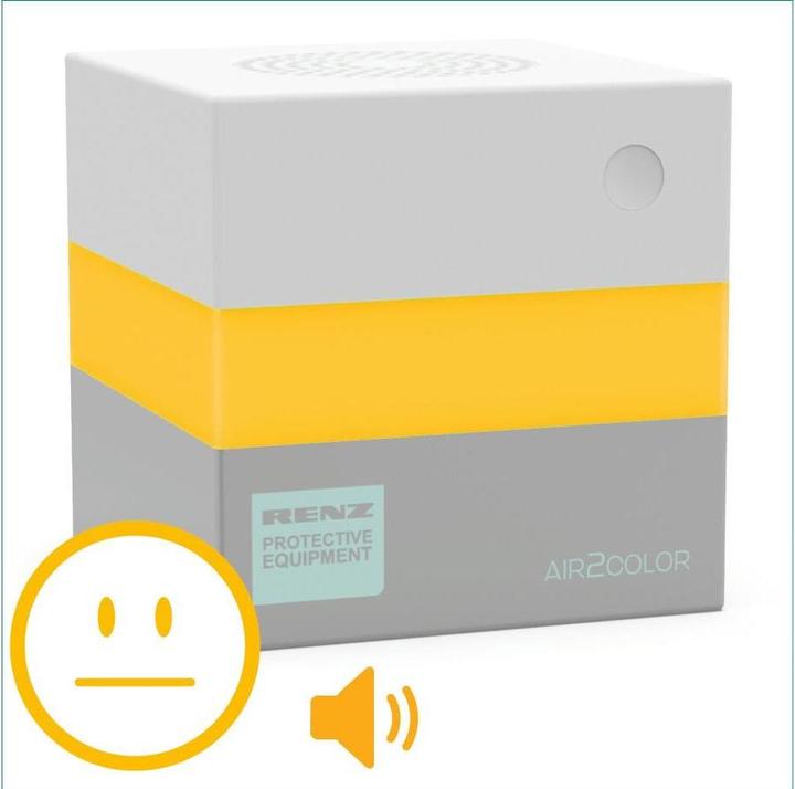 Actual product image Renz Air2Color air quality warning system