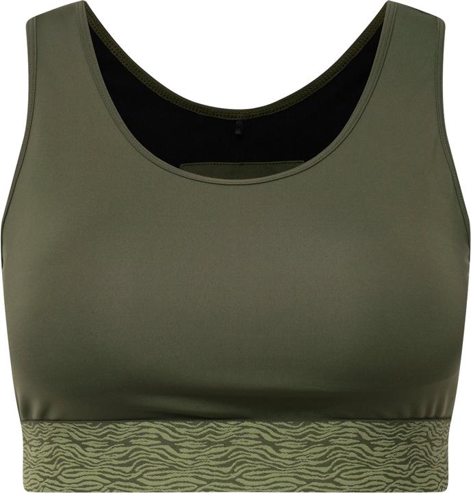 Immagine prodotto Studio Untold Reggiseno sportivo con coppe morbide ed estraibili e fascia sotto il seno con design zebrato (44 A, 42 A)