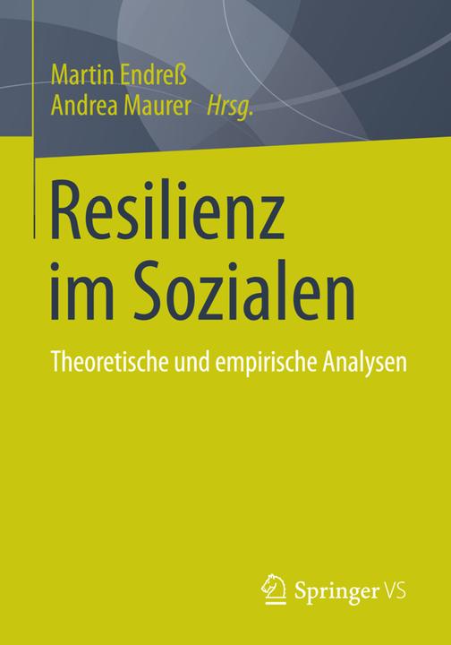 Produktbild Resilienz im Sozialen (Deutsch, Andrea Maurer, Martin Endress, 2014)