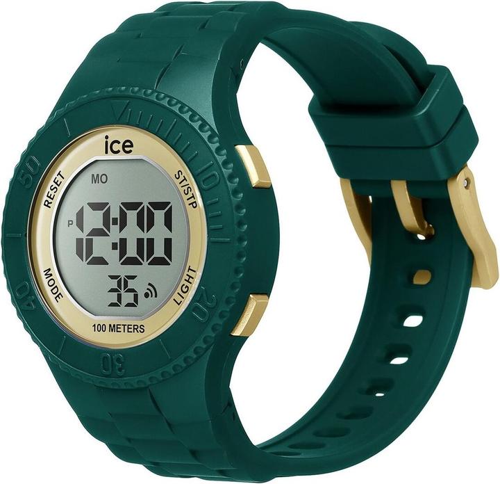 Productafbeelding ICE Watch 021619 Horloge Ice Digit Verdigris Goud (Digitaal horloge, 35 mm)