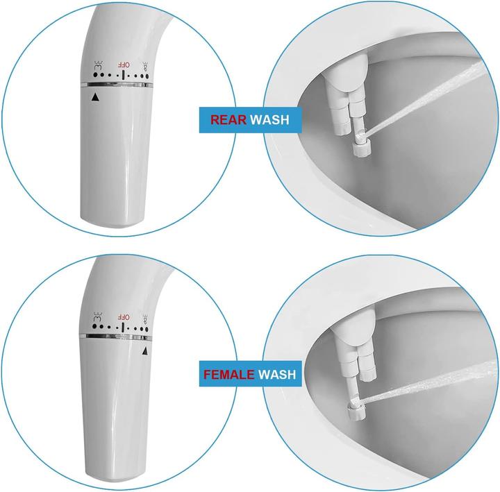 Immagine prodotto Withlent Bidet Toilettenaufsatz mit Doppeldüse