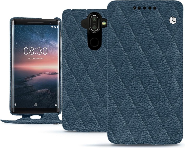 Actual product image Noreve Leather cover vertical (Nokia 8 Sirocco)