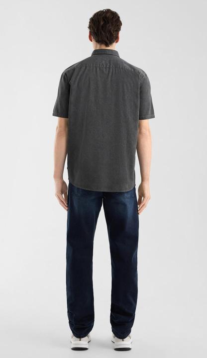Immagine prodotto s.Oliver Hemd Regular Fit: Gewaschenes Hemd mit All-over-Print (S)