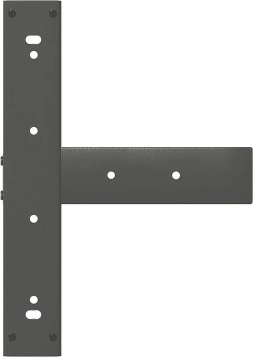 Produktbild vidaXL Bartischbeine T-Form 2 Stk. Anthrazit 50x35x(101-102) cm Stahl
