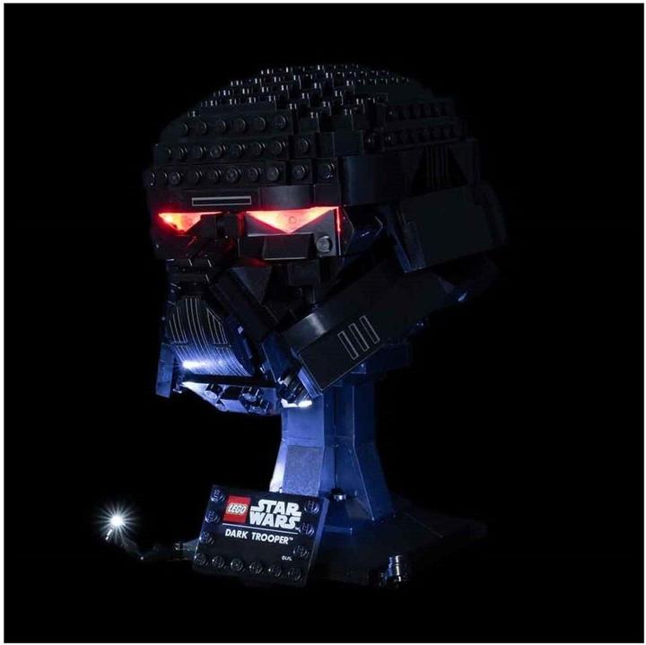 Actual product image Light my bricks LED Light Set for LEGO Star Wars Dark Trooper Helmet