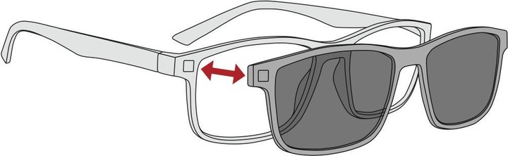 Actual product image Hama Frameless, Metal, Gun, +2.5 dpt (+2.5)