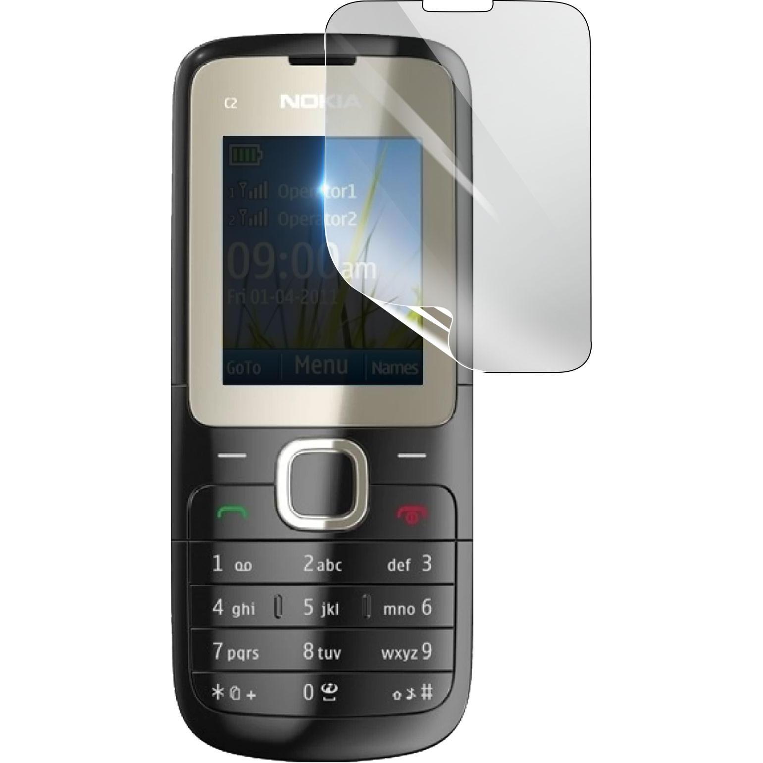 3MK Hydrogel Bildschirmfolie für Nokia C2-00 (1 Stück, Nokia C2-00), Smartphone Schutzfolie, Transparent