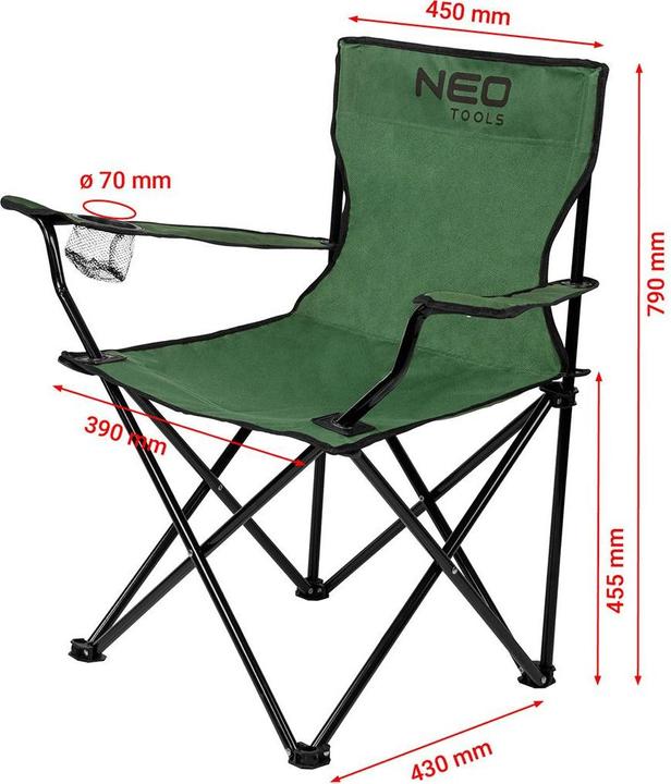 Neo Campingstuhl, klappbar