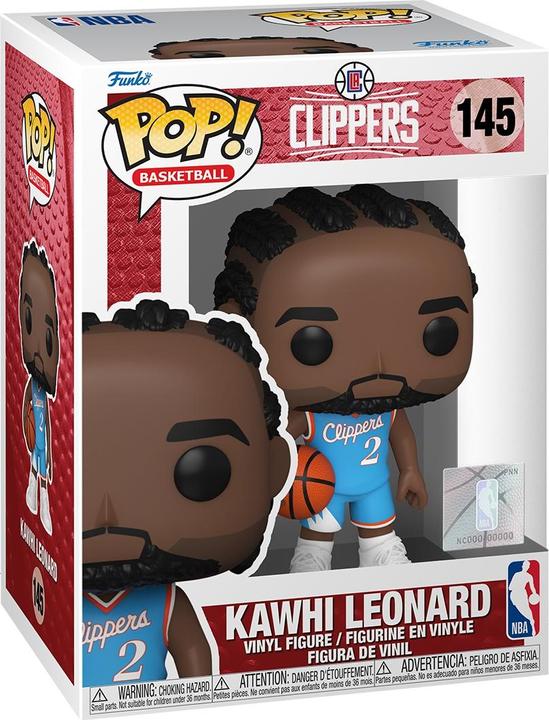 Actual product image Funko Pop! NBA Clippers : Kawhi Leonard (145)