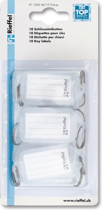 Actual product image Rieffel Key Labels