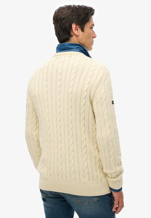 Actual product image Superdry Cotton Classic Cable Knit Crew (L)