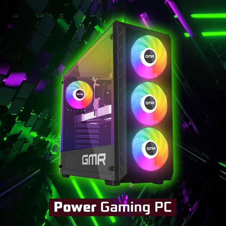 Produktbild GMR Gaming PC mit Ryzen 7, 16 GB RAM, 1000 GB SSD, RX 580, Windows 11 Pro (1000 GB, 16 GB, AMD Ryzen 7 2700X, Radeon RX 580X)