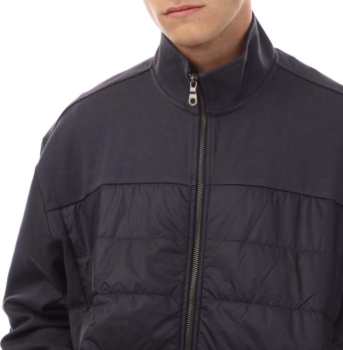 Actual product image Lyle and Scott Mens Hybrid Interlock Panelled Bomber Jacket (3XL)