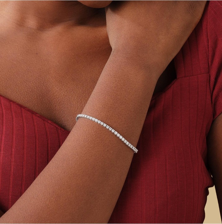 Actual product image Christ Armband (18 cm, 750 white gold)