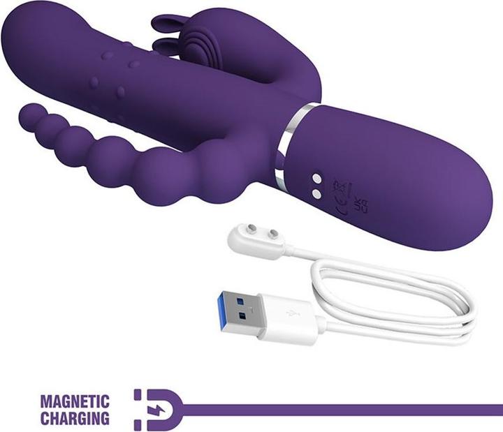 Produktbild Pretty Love Cammy Triple Vibrator Multifunktion 4 In 1 Lila