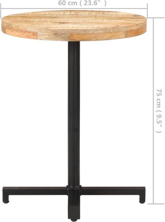 Image du produit vidaXL Bistrotisch (60 x 75 cm)