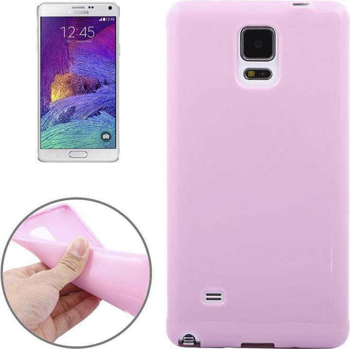 Actual product image König Design Protective cover TPU Case for mobile Samsung Galaxy Note 4 SM N910 Pink (Samsung Galaxy Note 4)