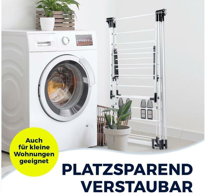 Produktbild Easymaxx Standtrockner mit Kleiderstange (2 m)