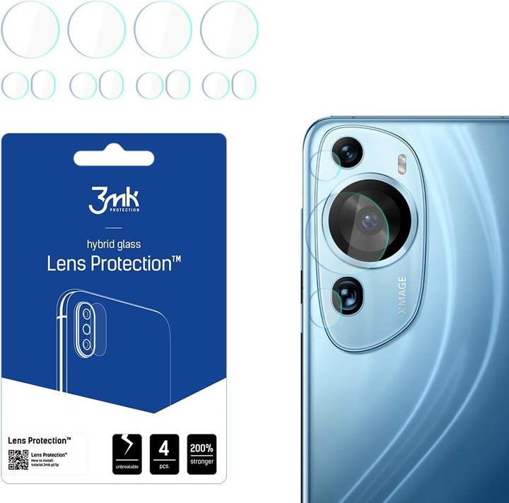Actual product image 3MK Lens Protect Huawei P60 Art Ochrona na obiektyw aparatu 4szt (1 pcs., Huawei P60 Art)