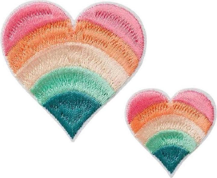 Actual product image Mono Quick Rainbow hearts (2 x)