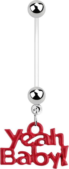 Immagine prodotto Star Piercing Banane Schwangerschaft mit Yeah Baby (senza ottone, Acciaio chirurgico 316L, Materiale sintetico)