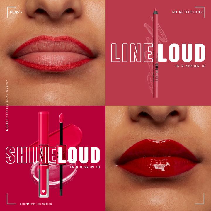 Actual product image NYX Professional Make-Up Shine Loud (18 Shine On A Mission)
