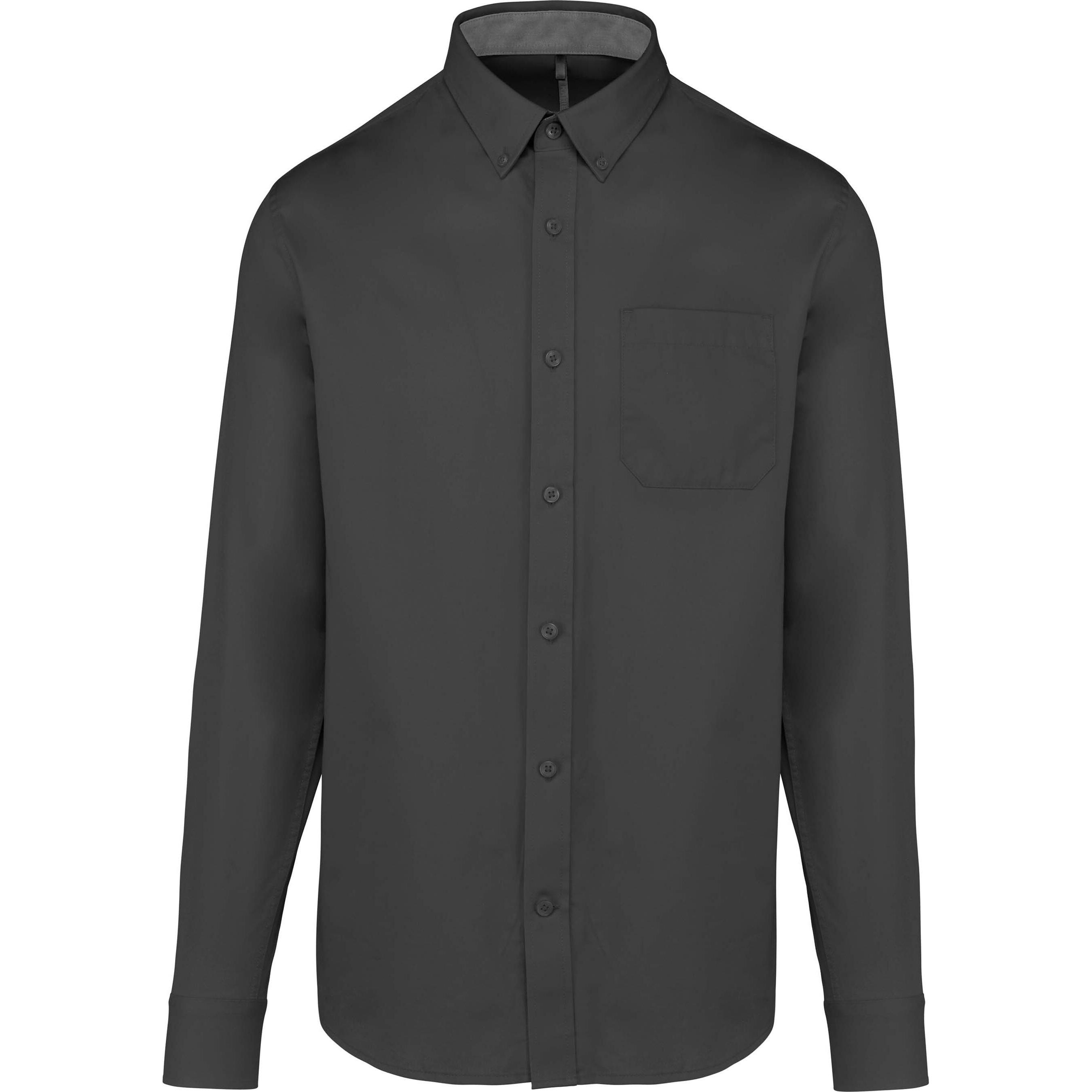Kariban, Herren, Hemd, Nevada, Grau, (XL)
