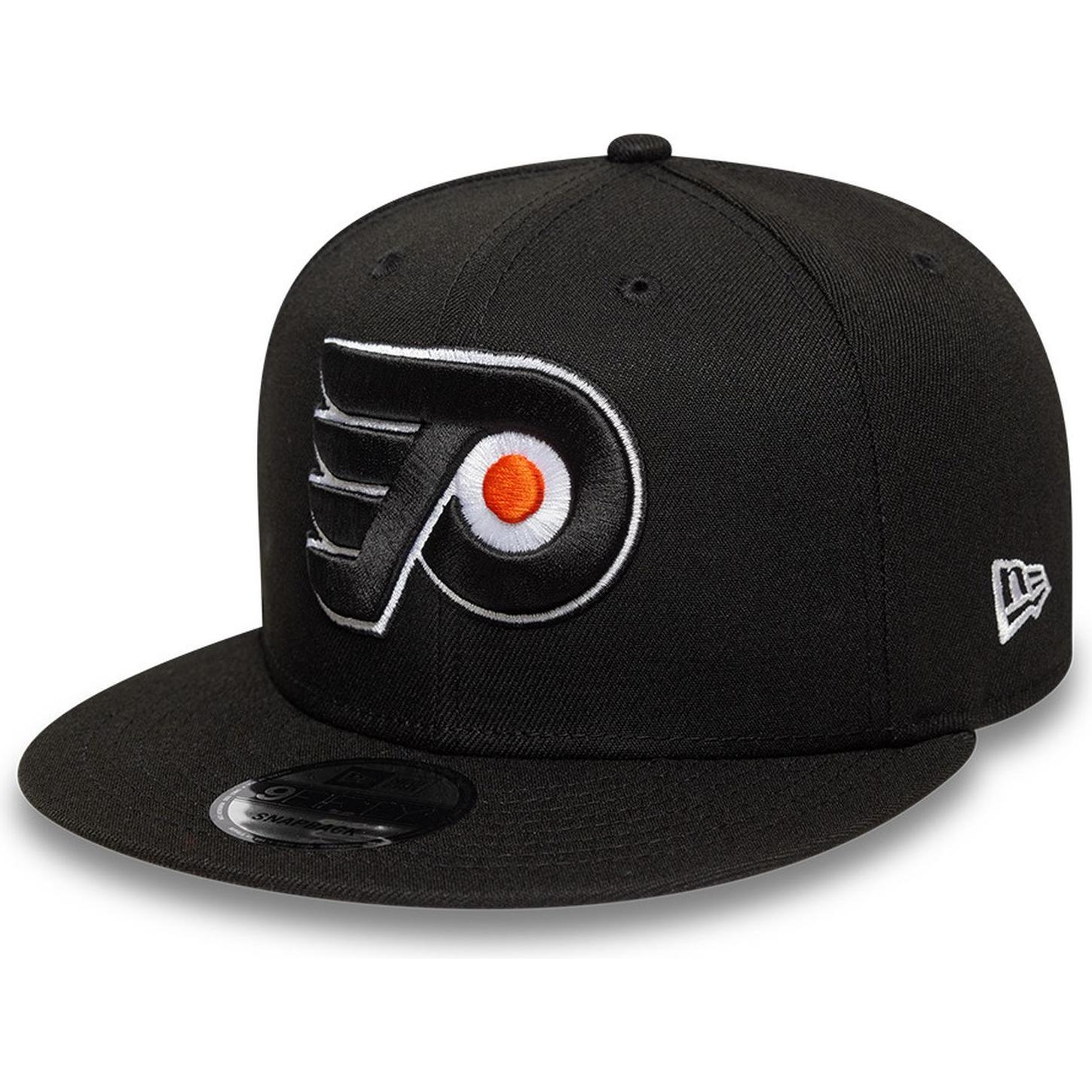 New Era, Herren, Cap, 9Fifty Snapback Cap - NHL Philadelphia Flyers, Schwarz, (One Size)