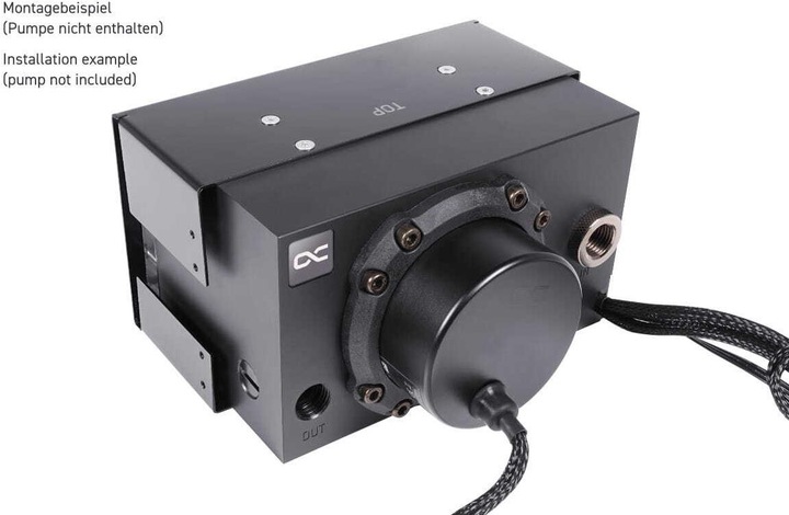 Actual product image Alphacool AGB ES 2U Reservoir VPP with flow/temperature sensor