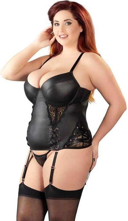 Produktbild Cottelli Collection Strapshemd Und String (L)